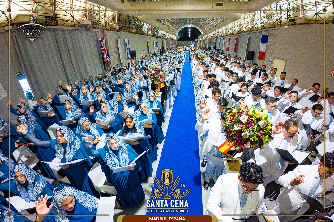 Unidos en un mismo sentir: Despedida de la Santa Convocación 2025 – Madrid, España Concluido el servicio de Santa Cena…
